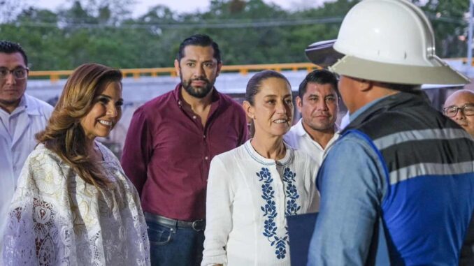 Recorren Claudia Sheinbaum y Mara Lezama el Nuevo Hospital General de Felipe Carrillo Puerto
