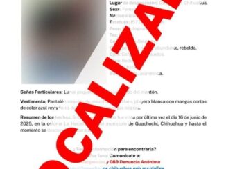 Localiza FGE a menor de edad reportada como ausente en Guachochi