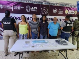 Operativo coordinado detiene a 4 vendedores de drogas en Praderas del Sur