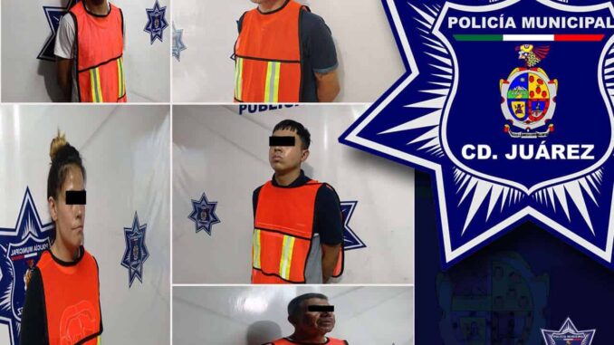 Detienen a cinco prófugos de la justicia