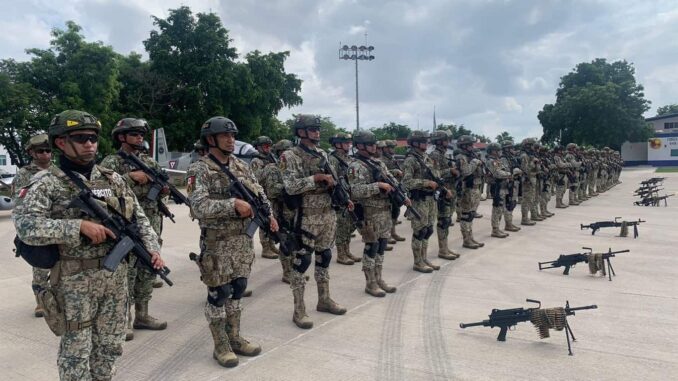 Refuerzan seguridad en Sinaloa con mil 600 elementos federales