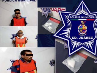 Detienen a tres en posesión de cristal y cocaína en distintas colonias