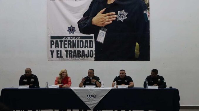 Promueve la SSPM paternidad consciente en elementos de seguridad