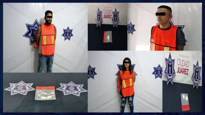 Arrestan a tres narcomenudistas en diferentes hechos