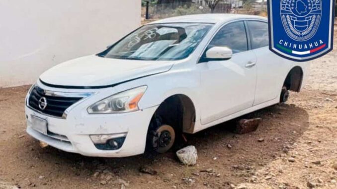 Localiza AEI automóvil robado en Parral