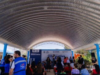 Inaugura alcalde Bonilla domo en Jardín de Niños Suave Patria