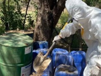 Inhabilitan 4 áreas de concentración de material para elaborar metanfetamina en Sinaloa