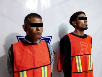 Detienen a dos con cristal; los investigan por varios robos