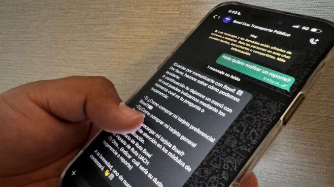 Conoce la línea de atención de WhatsApp del Bowí para reportes y/o consultas