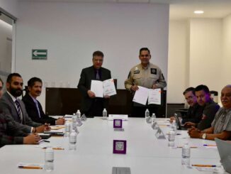 Firman SSPE e INE convenio de coordinación para elecciones extraordinarias del Poder Judicial 2025