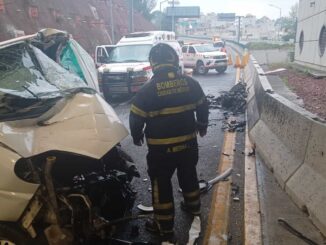 Fuerte accidente en la Supervía Poniente, en CDMX, deja tres muertos