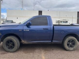 Asegura AEI Occidente dos pick up con reportes de robo