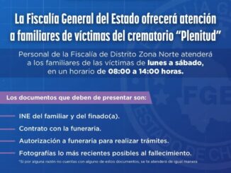 Mantendrá Fiscalía atención a familiares víctimas de crematorio “Plenitud”