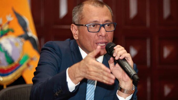 México reitera a Ecuador la solicitud de salvoconducto en favor de Jorge Glas