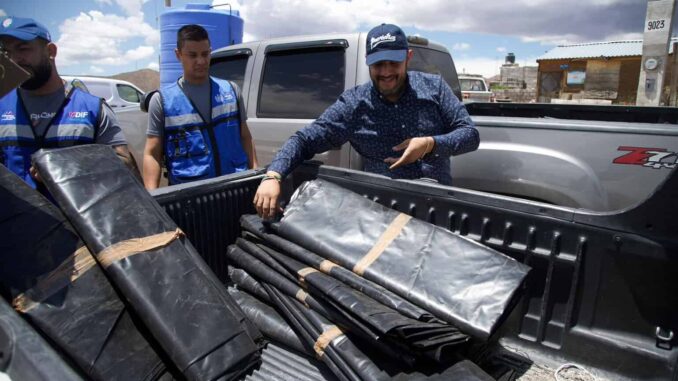 Apoya Municipio a familias de Vistas Ejidales afectadas por las lluvias