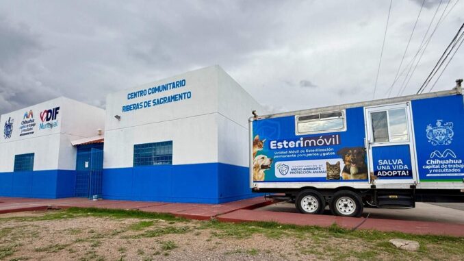 Brindará atención gratuita el Esterimóvil del Municipio en Riberas de Sacramento