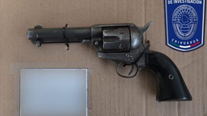 Aseguran policías investigadores arma de fuego en Matamoros