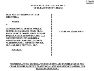 Corte de EEUU absuelve a César Duarte