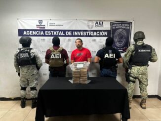 Lo detienen en Juárez con 15 kilogramos de cocaína