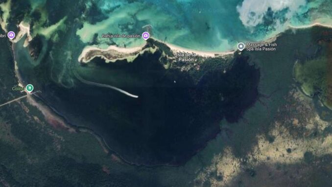 Se hunde embarcación frente a Isla de la Pasión, en Cozumel