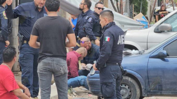 Asaltante se autolesiona al verse atrapado