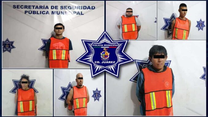 Arrestan a seis personas por violencia familiar