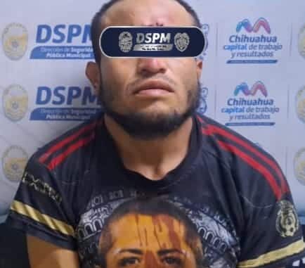 Policía Municipal detiene a hombre acusado de portar arma de fuego en la colonia Aeropuerto