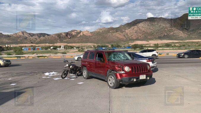 Motociclista queda herido grave tras choque en Sacramento y Dostoievski