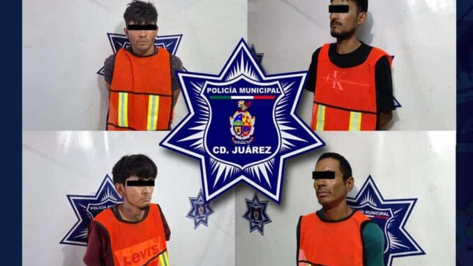 Detienen a cuatro que contaban con orden de aprehensión