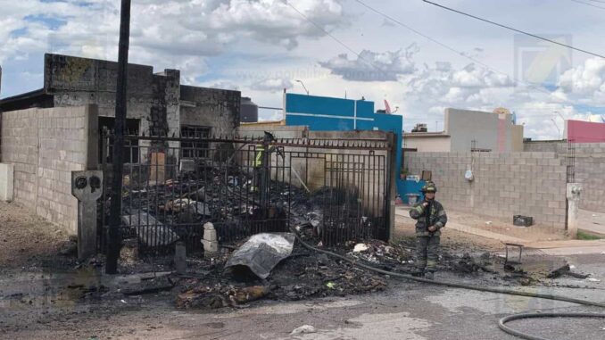 Incendio consume «picadero» de Riberas de Sacramento