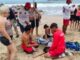 Rescatan a 13 juarenses en dos playas de Mazatlán