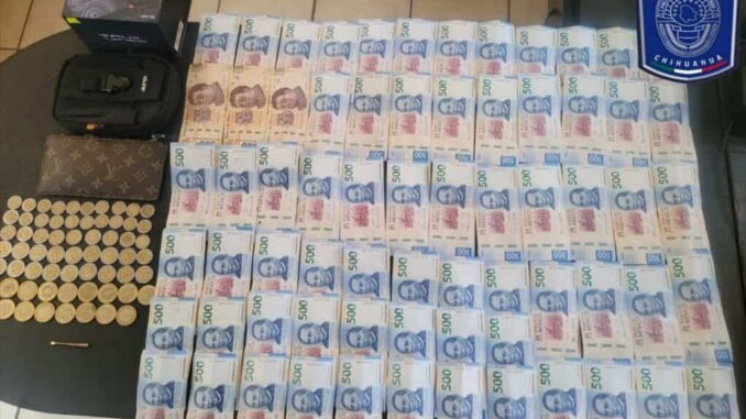 Recupera AEI más de 30 mil pesos y objetos robados en Parral