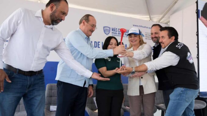 Maru Campos le cumple a juarenses: arranca obras de ampliación en la avenida Las Torres