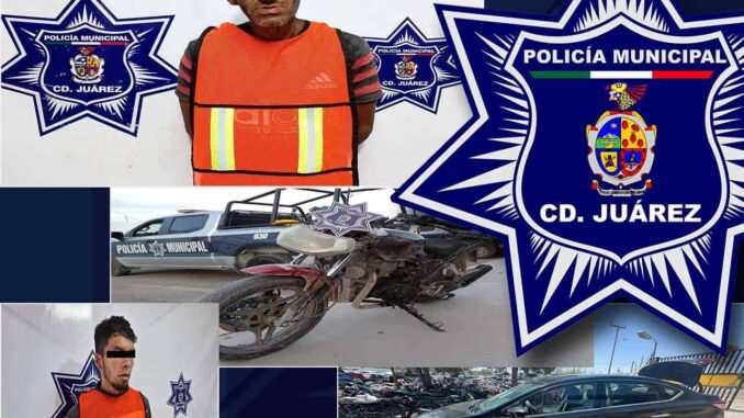 Detienen en distintos hechos a dos hombres en vehículos robados