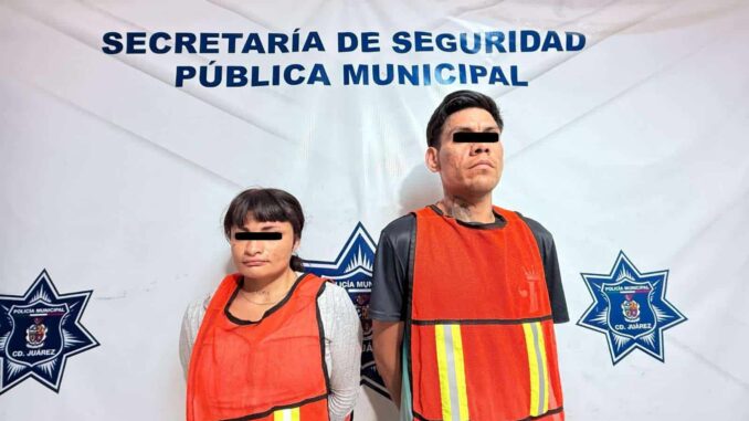 Sorprenden a pareja en posesión de marihuana y cristal