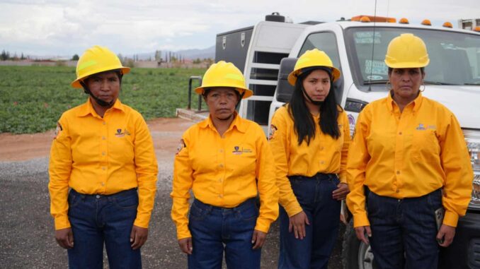 Reconoce Gobierno del Estado labor de las mujeres combatientes de incendios forestales