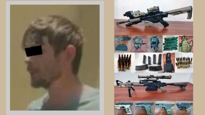Detienen en Edomex a estadounidense con arsenal exclusivo y presunta credencial de la CIA