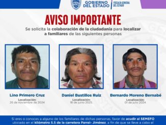 Solicita FGE apoyo para localizar a familiares de tres personas fallecidas