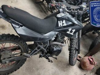 Recupera AEI motocicleta momentos después de su robo en Parral