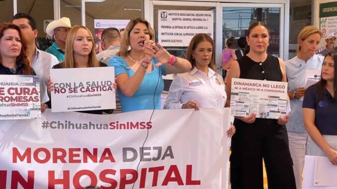 Xóchitl Contreras exige a la Federación atender crisis en hospitales del IMSS en Chihuahua