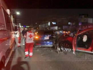 Carambola en avenida Independencia deja a tres menores lesionados