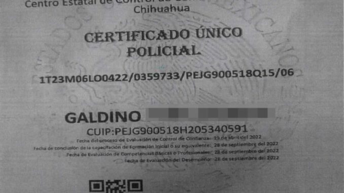 Aseguran que Galdino P.J. aprobó exámenes de confianza del Estado