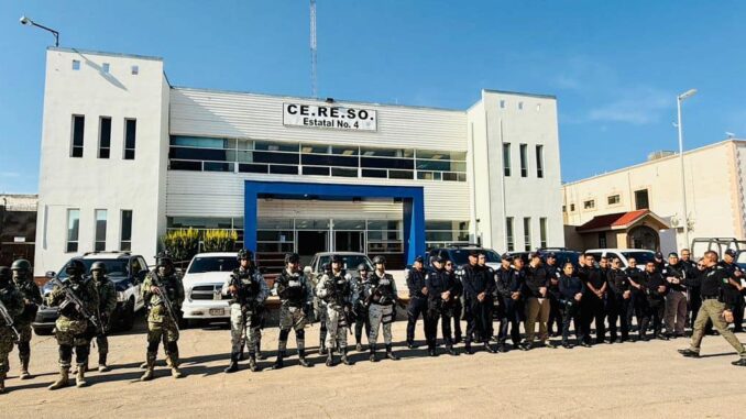 Realizan inspección preventiva en el Cereso Estatal No. 4 de Parral