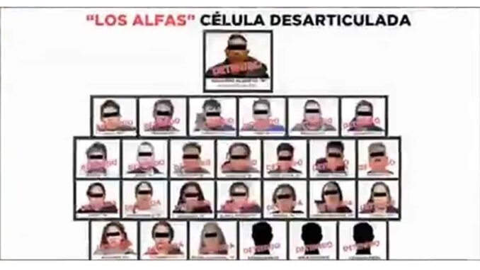 Desarticulan a «Los Alfas», célula criminal que operaba en el Valle de Toluca
