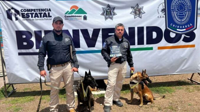 Ganan binomios caninos de la Zona Centro Competencia Estatal de Perro de Servicio Policial