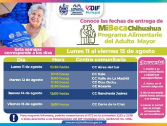 Acude por tu paquete alimentario del PAAM del 11 al 15 de agosto