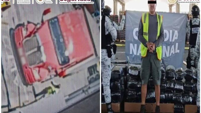 Decomisan casi 2 toneladas de metanfemina y mariguana en Garita de Otay, Tijuana