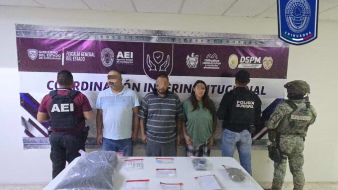 Catean en Operativo Conjunto domicilio en la colonia Madera 65; detenidos y droga