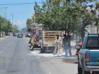 Derrame de ácido clorhídrico moviliza a cuerpos de emergencia en avenida H. Colegio Militar