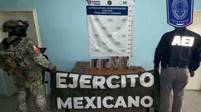 Asegura Célula BOI cartuchos y cargadores en Valle de Zaragoza